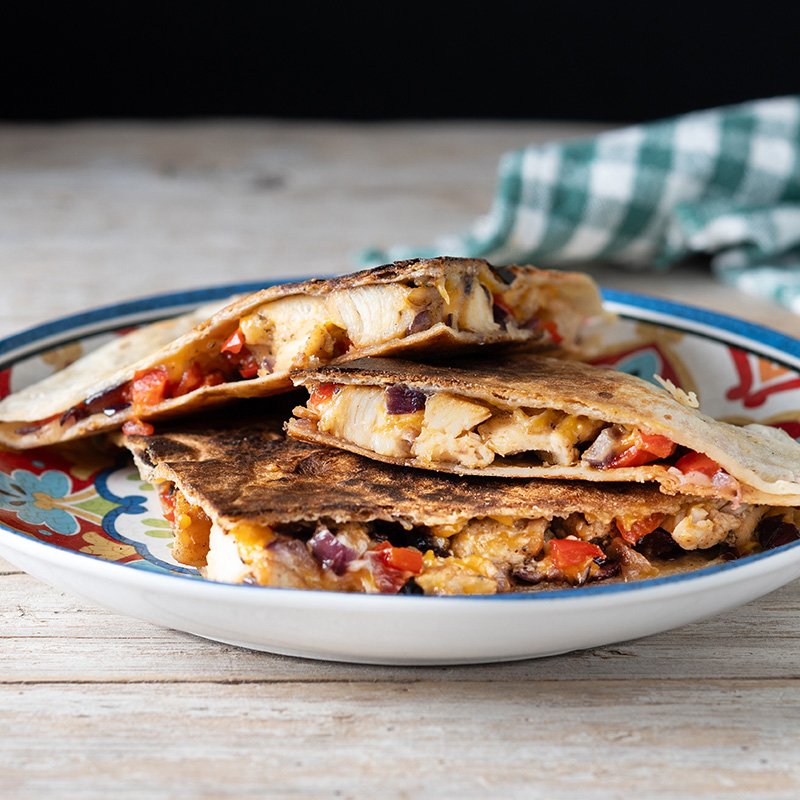 Pork Quesadillas